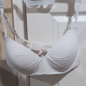 Victoria's Secret White Bra with Adjustable Straps